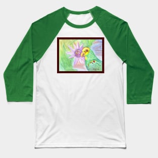 Bird in the Hand Veterinary exotic birds yellow double yellow shouldered amazon headed flower parrot feminine grey songbird nature lover loves avian Baseball T-Shirt